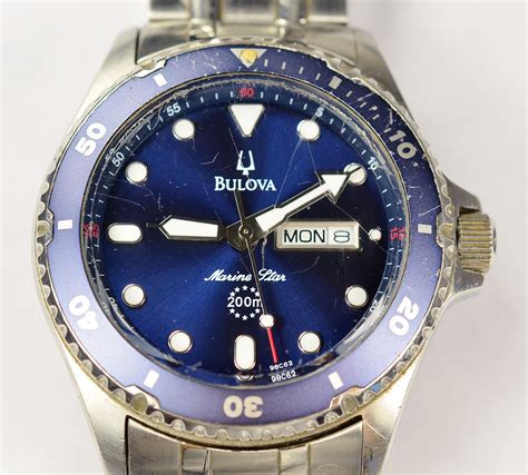 fake bulova marine star watch